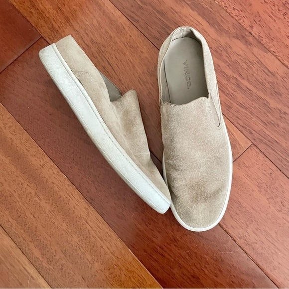 Vince Suede Verrell Open Back Slide Sneakers - Picture 5 of 10